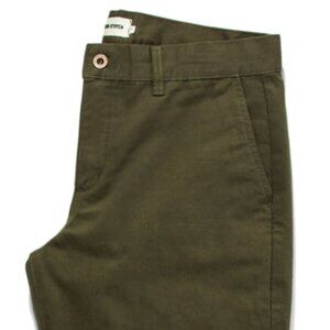 Taylor Stitch Standard Slim Chino – Olive -- 36x32